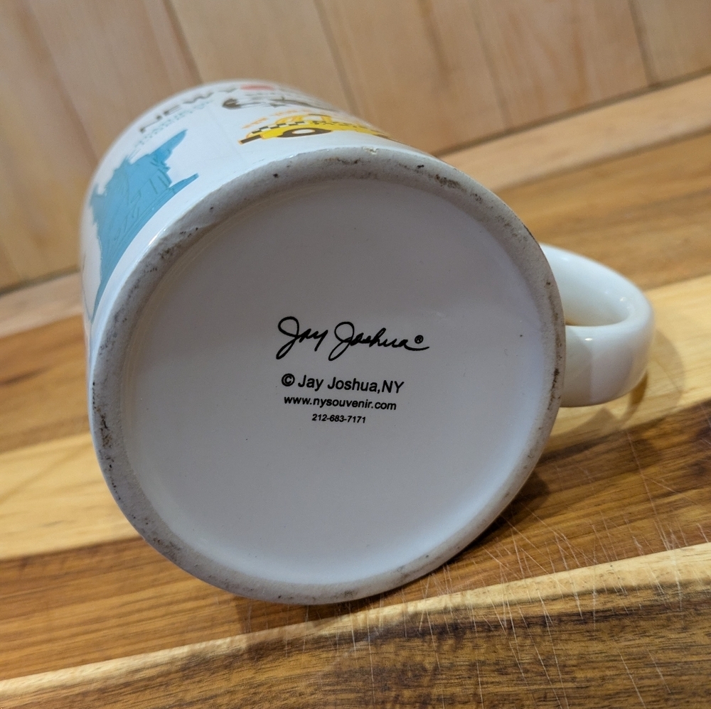 Jay Joshua.New York Themed White Ceramic Mug - Picture 5 of 5